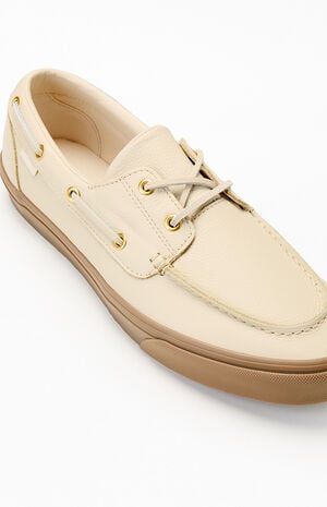 Tan 2-Eyelet Boat Shoes image number 6