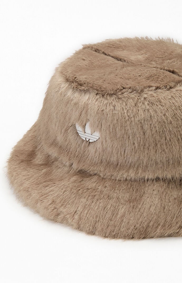 adidas Faux Fur Bucket Hat