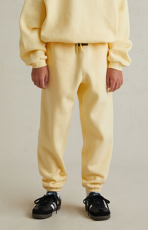 Kids Garden Yellow Classic Fleece Sweatpants image number 3