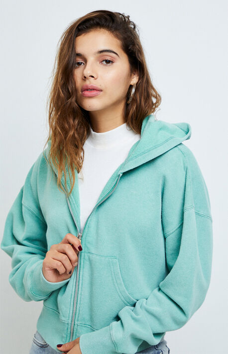 Erin Faded Zip Up Hoodie