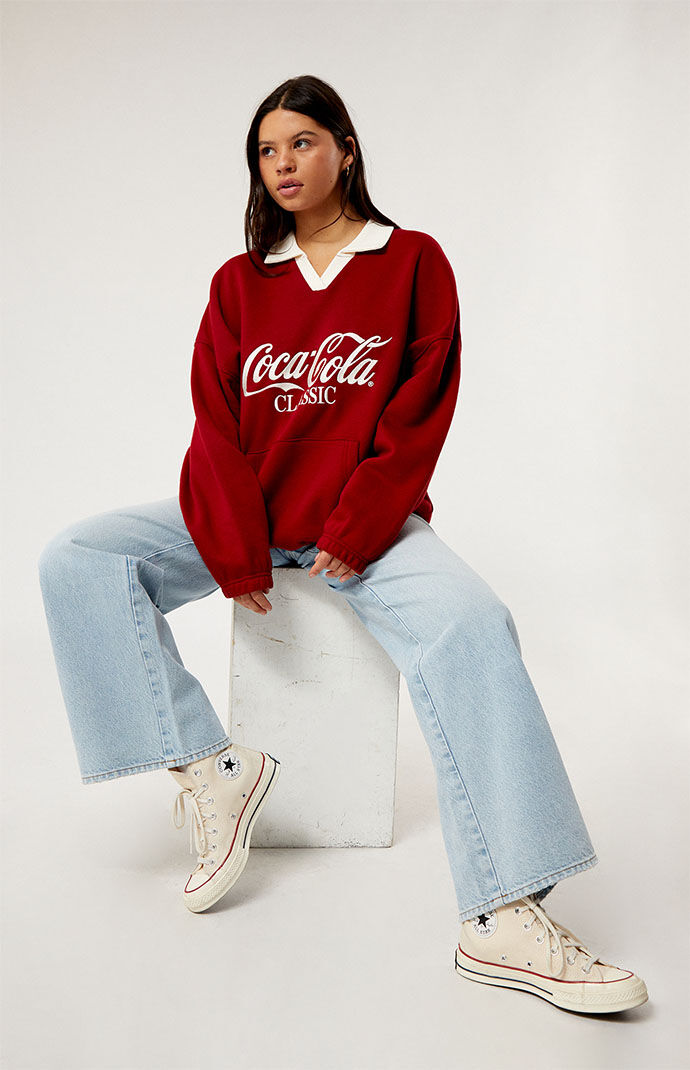 Pacsun coca cheap cola hoodie