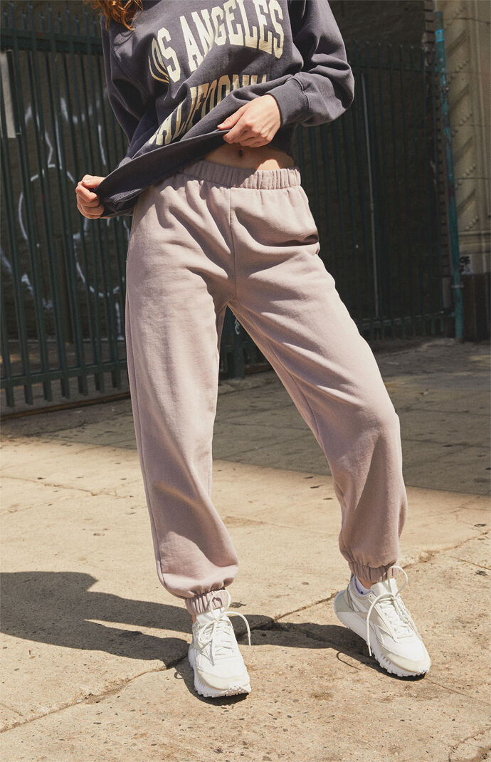 Mauve sweatpants sale