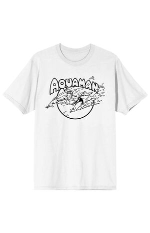 Aquaman Superhero Dive T-Shirt image number 1