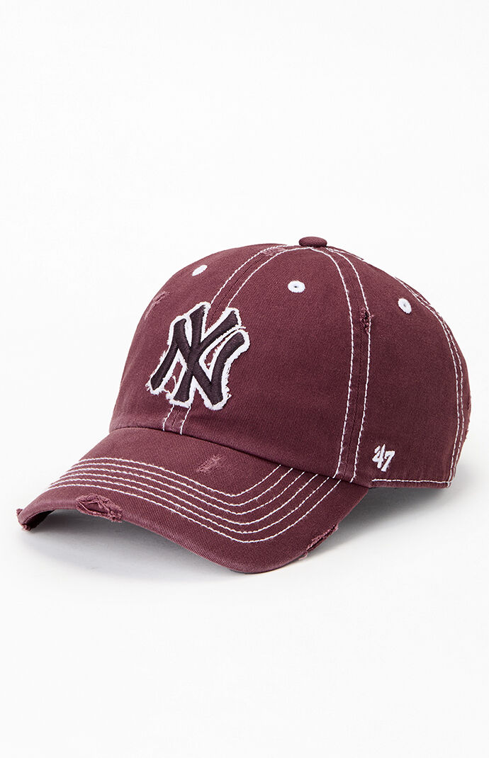 47 Brand NY Weathered Strapback Hat | Pacsun