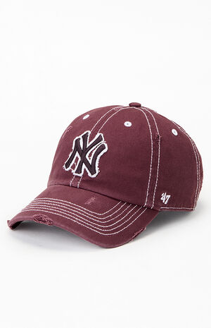 NY Weathered Strapback Hat image number 4
