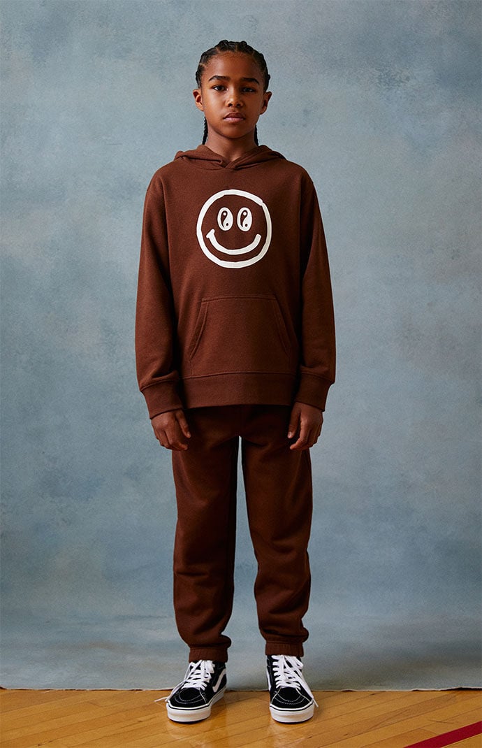 Kids shop brown sweatsuit