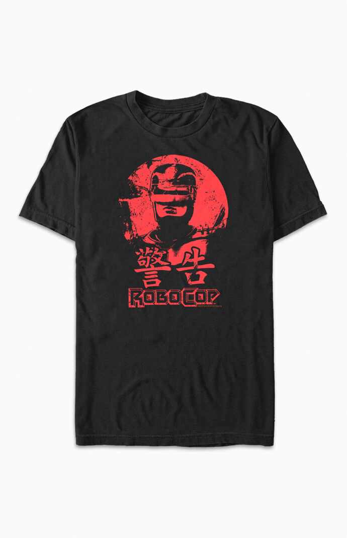 RoboCop Red Sun Portrait T-Shirt
