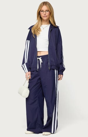 Kieran Stripey Nylon Track Pants image number 5