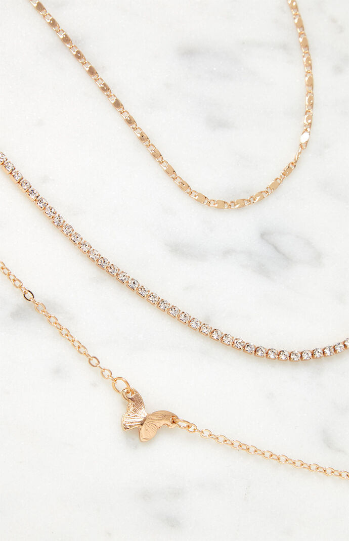 Flutter Butterfly Chain Necklace