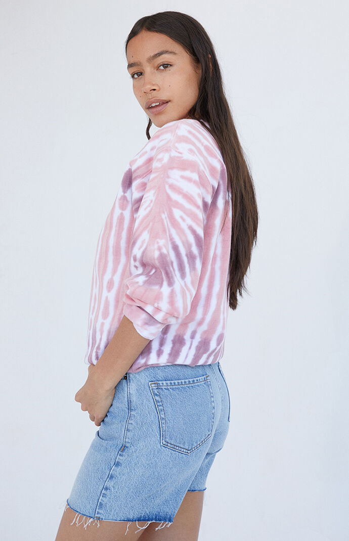 Paneled High Waisted Denim Boy Shorts