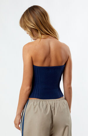 Longline Sweater Tube Top image number 4