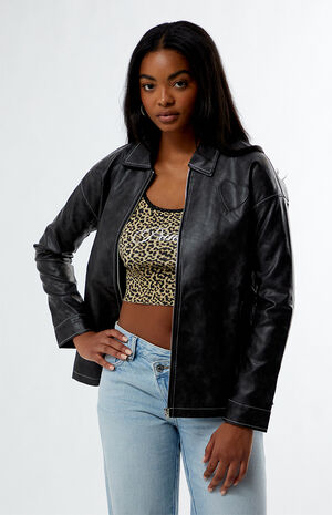 Los Angeles Faux Leather Jacket image number 1