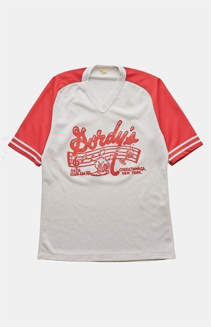 PS VINTAGE 80s Gordy's NY V-Neck Graphic T-Shirt