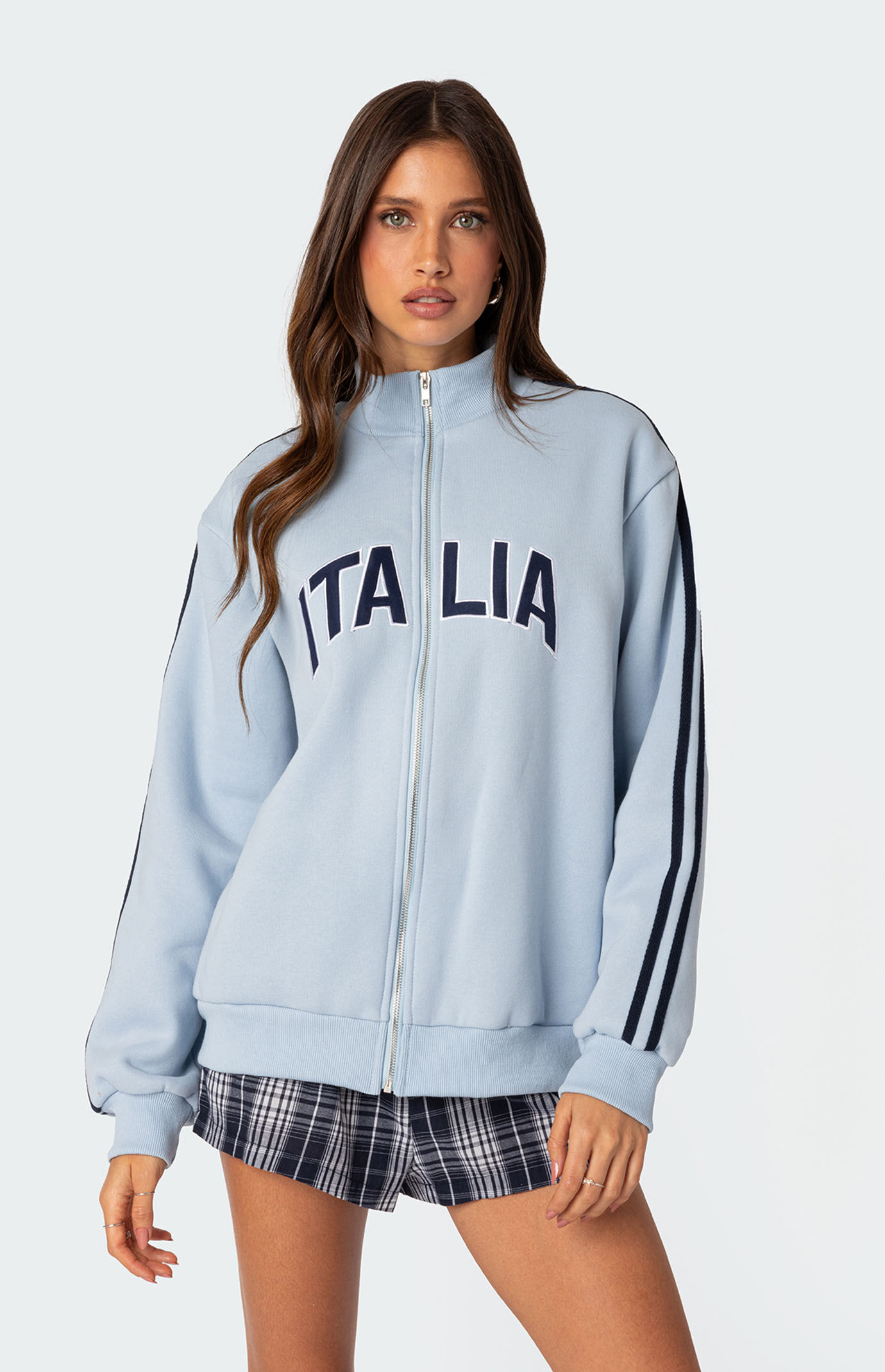 [新品] ESCADA★エスカーダ★ドイツ製★ジャケット／紺ブレ★サイズ38 Edikted Italy Track Jacket | Pacsun