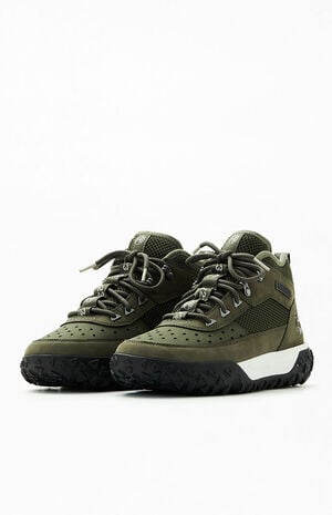 Olive GreenStride Motion 6 Super Oxford Shoes image number 2