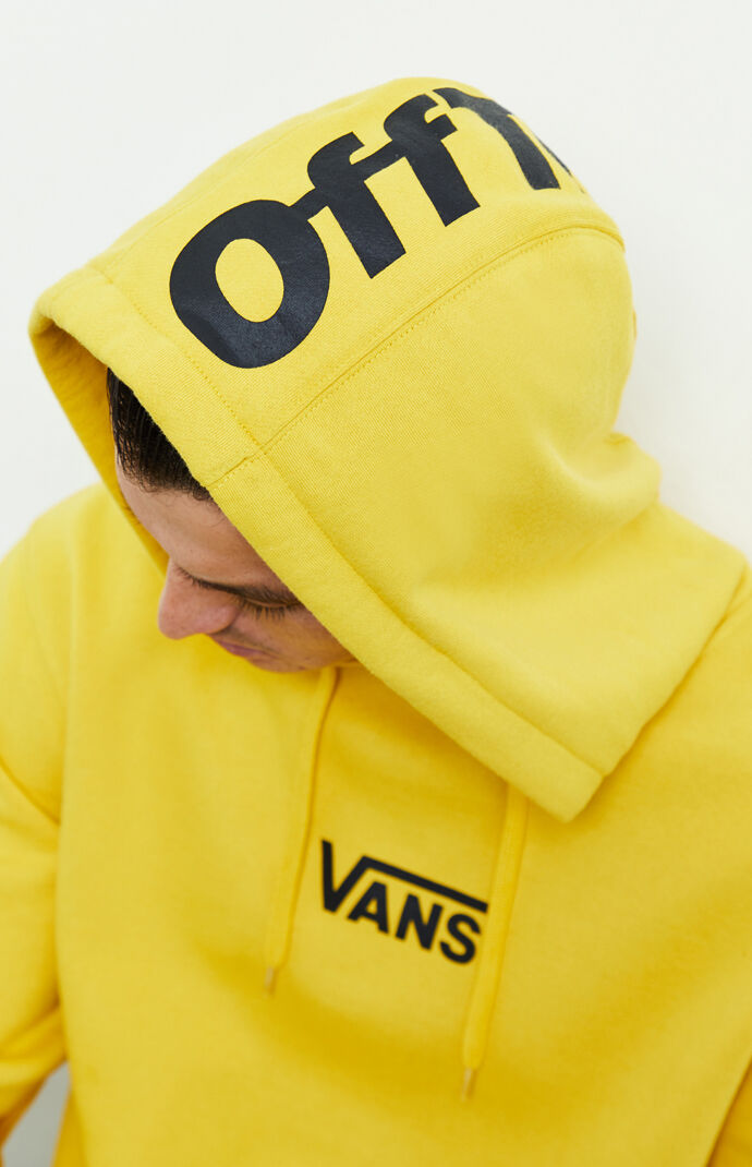 vans pullover hoodie yellow