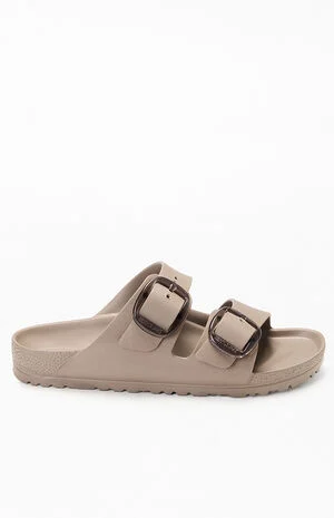 Women's Arizona Big Buckle EVA Sandals Gray Taupe image number 1