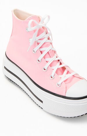 Pink Chuck Taylor All Star Lift Double Stack High Top Sneakers image number 6
