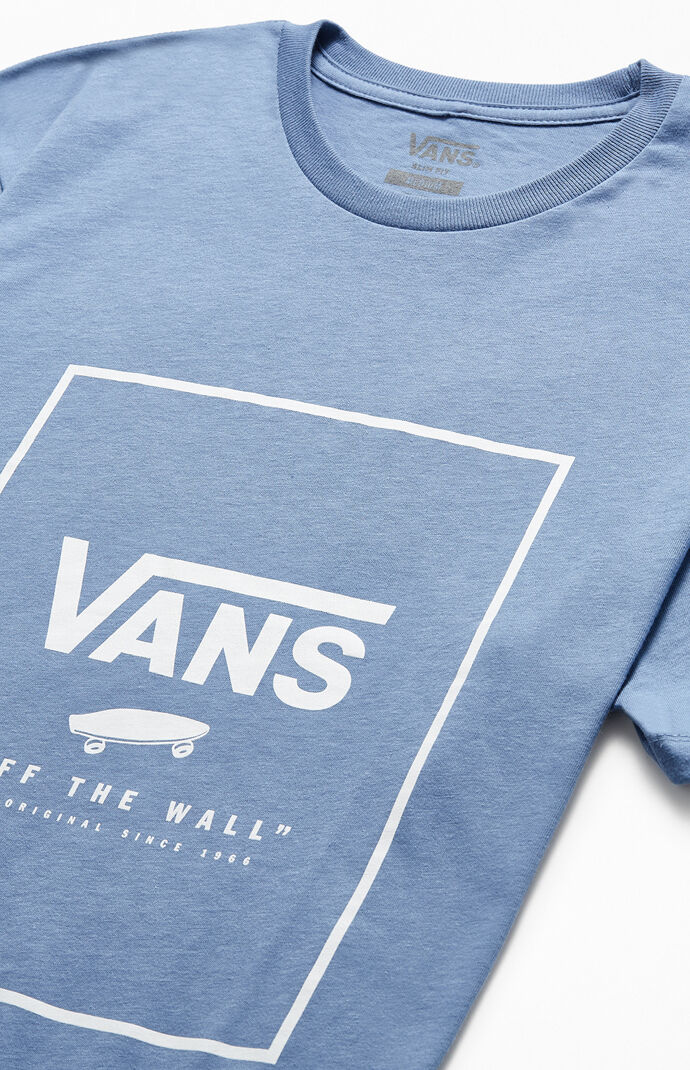 Blue Print Box T-Shirt