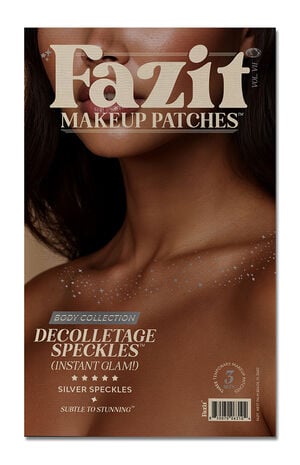 Silver Decolletage Glitter Makeup Patches image number 2