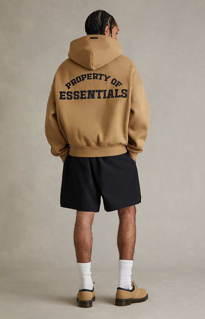 Fear of God ESSENTIALS Vintage Black Active Trace Classic Shorts