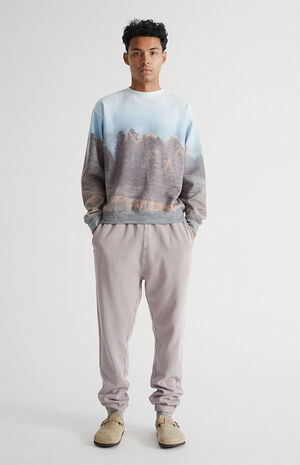 Mauve Wash Relaxed Sweatpants image number 2