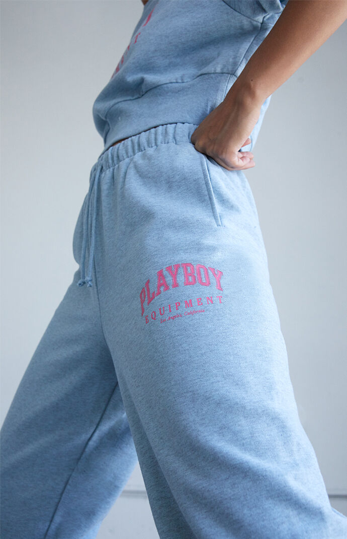 pink playboy sweatpants womens