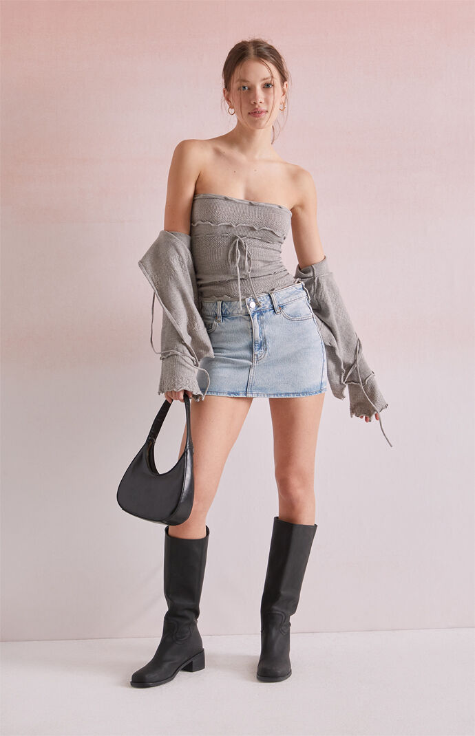 Beverly and Beck Ruffle Edge Tube Top | PacSun