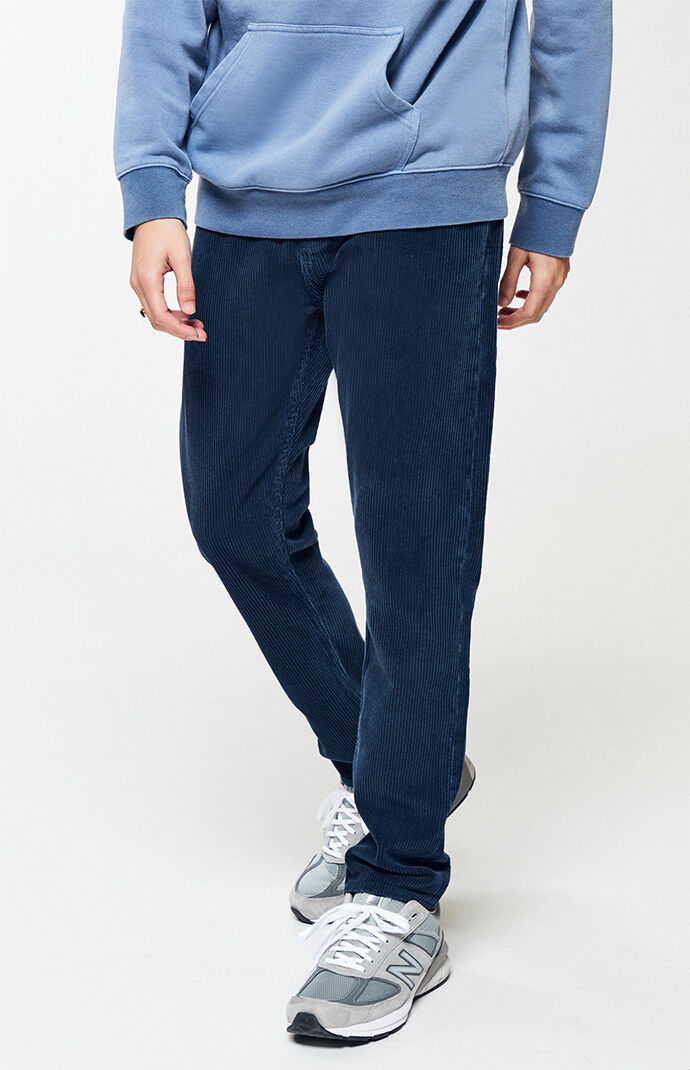 mens navy corduroy pants