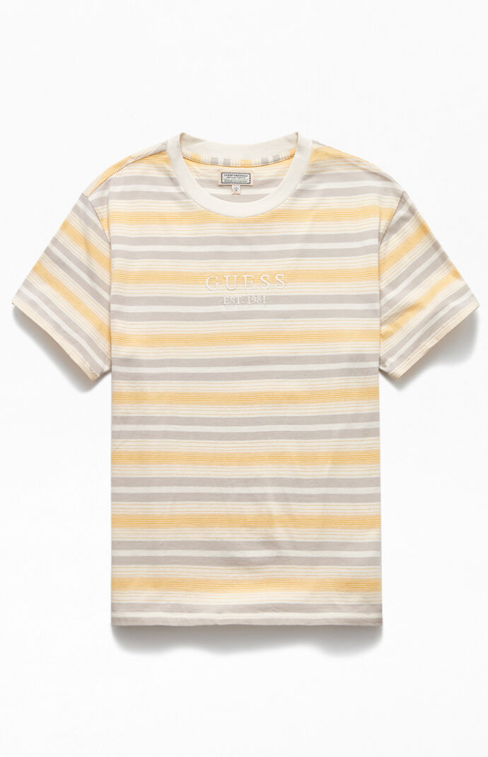 guess t shirt striped