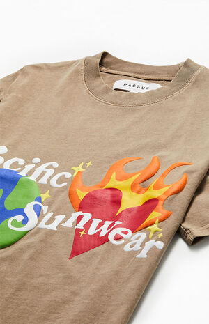 Pacific Sunwear Heart In Orbit T-Shirt image number 2