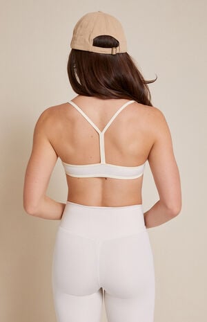 PAC WHISPER Active Ivory Micro Sports Bra image number 4
