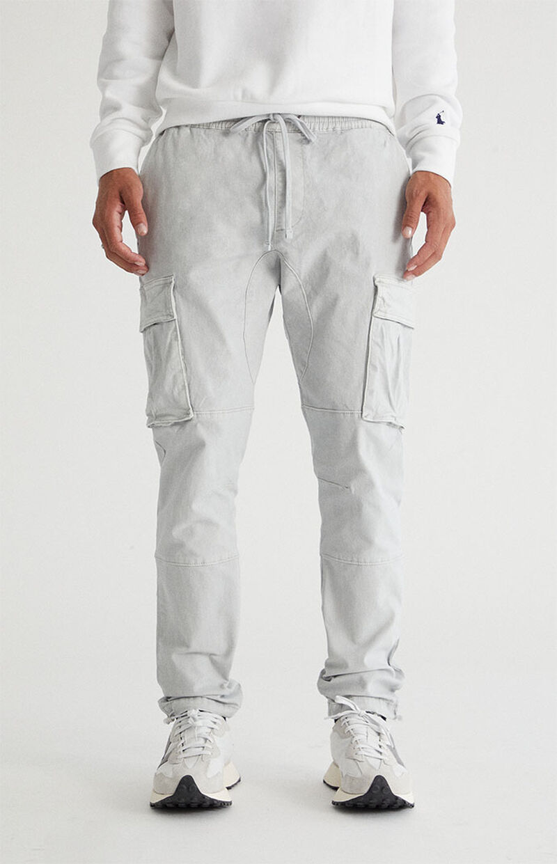 PacSun Light Gray Slim Cargo Pants PacSun