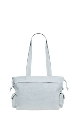 Blue Denim Multi Patch Tote Bag image number 4