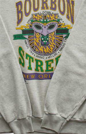 90s Bourbon Street New Orleans Crew Neck Sweatshirt image number 3