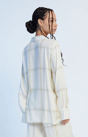 Flannel Button Up Two-Piece Set image number 3