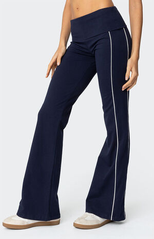 Livie Fold Over Flared Leggings image number 3