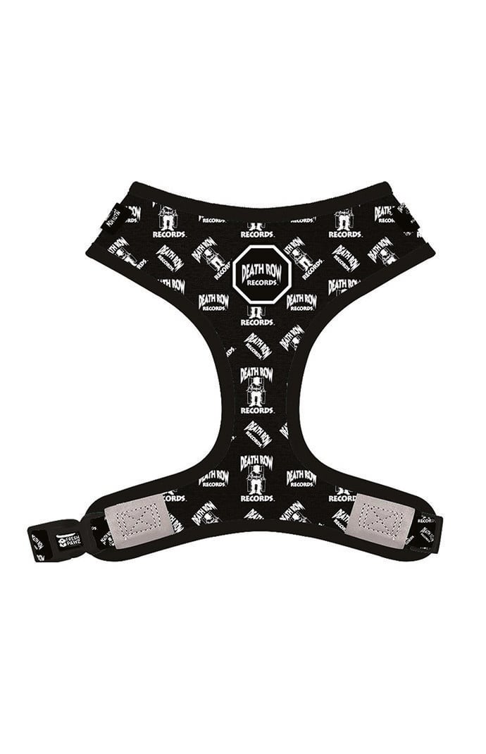 Fresh Pawz X Death Row Adjustable Mesh Harness In Black - Size Large