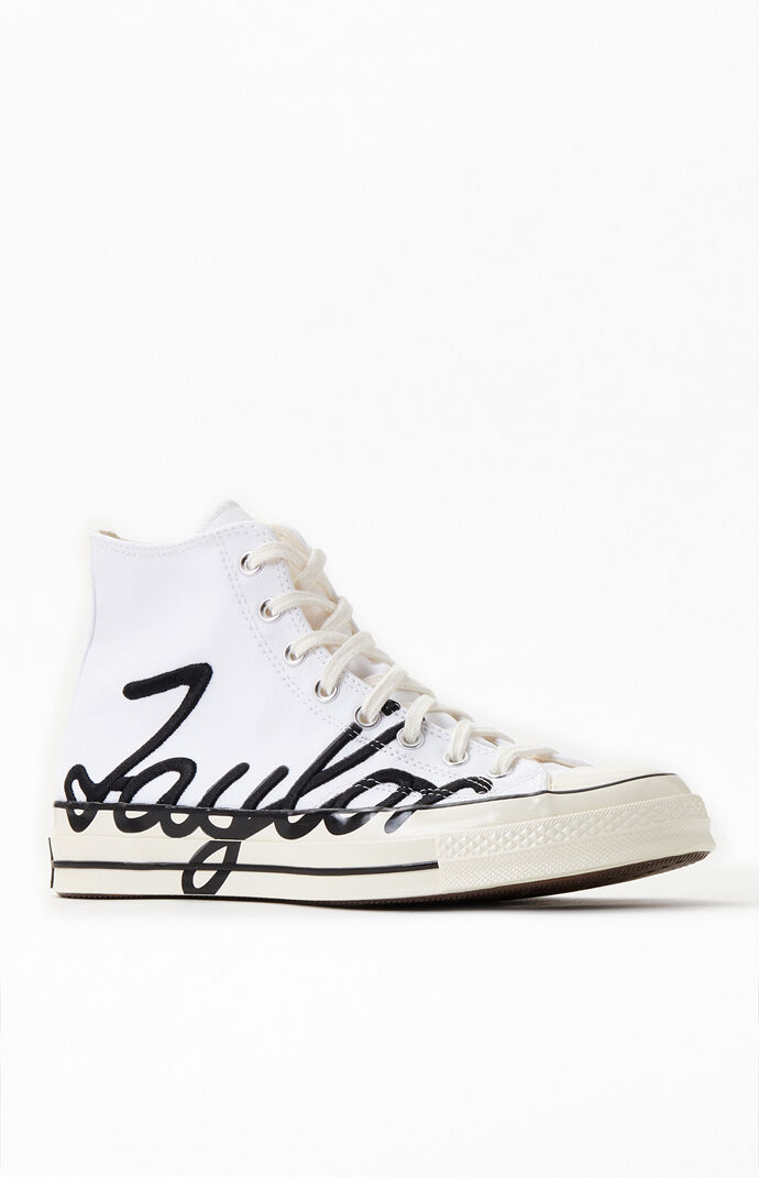 comme des garcons converse womens high top