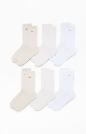 6 Pack Classic Cushioned Crew Socks