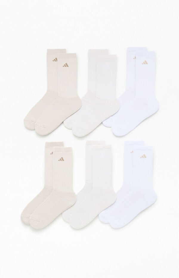adidas 6 Pack Classic Cushioned Crew Socks
