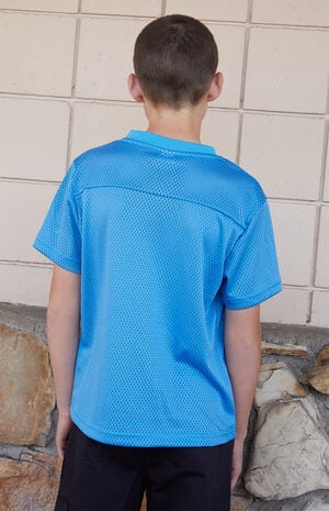 All Stars Light Blue Mesh Soccer Jersey image number 7