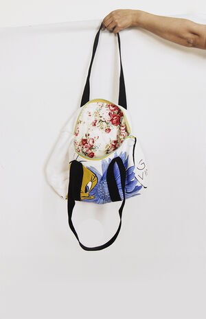 Upcycled Tweety Bird Gym Bag image number 2