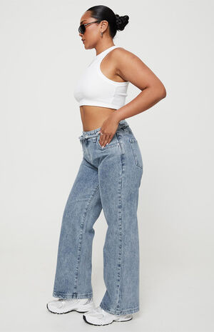 Pemberton Mid Rise Wide Leg Jeans image number 3