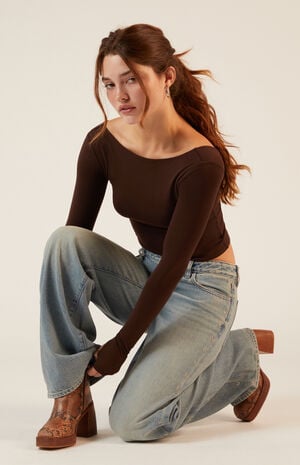 Aleena Thumbhole Long Sleeve Top image number 1