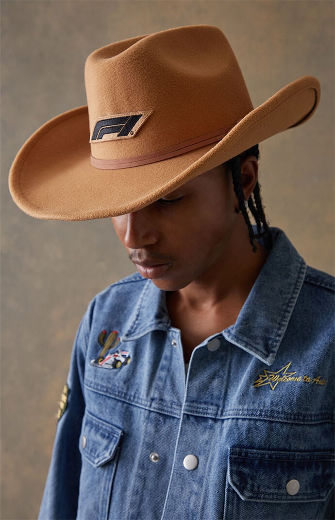 Formula 1 x Pacsun United States Grand Prix 2025 Wheat F1 Cowboy Hat
