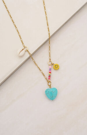 Only Good Vibes Charm Necklace image number 2