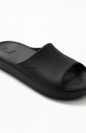 Women's Black Shibui Cat Slide Sandals image number 6