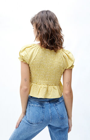 V-Neck Babydoll Top image number 3