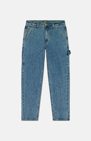 Medium Blue Denim Carpenter Pants image number 1